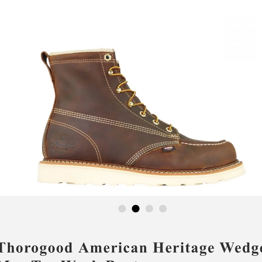 Thorogood Men’s American Heritage Moc Toe Work Boot/Safety Toe:: Size 11 EE